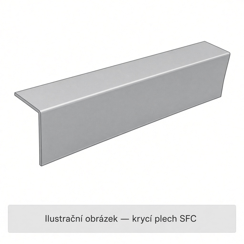 Boční krycí plech okenního rámu DAKEA, SFC