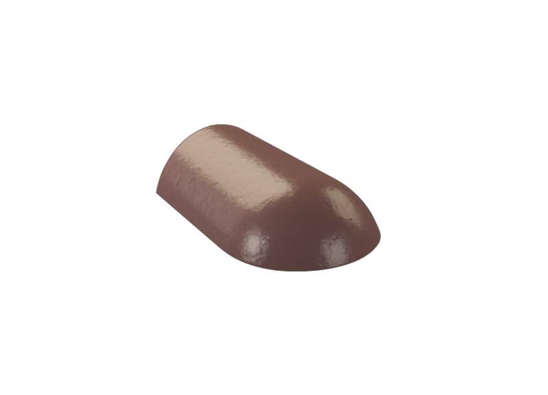 Hřebenáč koncový hladký Briliant, hnědá