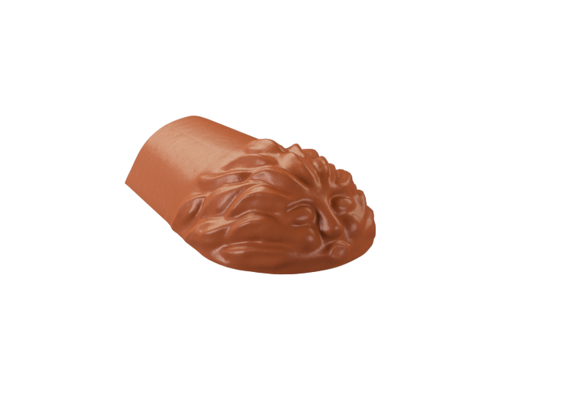 Hřebenáč koncový vítr Briliant, cihlová