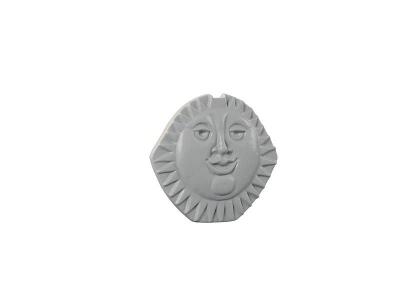 Hřebenová ucpávka slunce Briliant, šedá