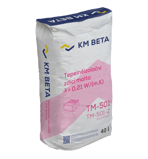 Tepelněizolační zdicí malta, pytel 40 l
